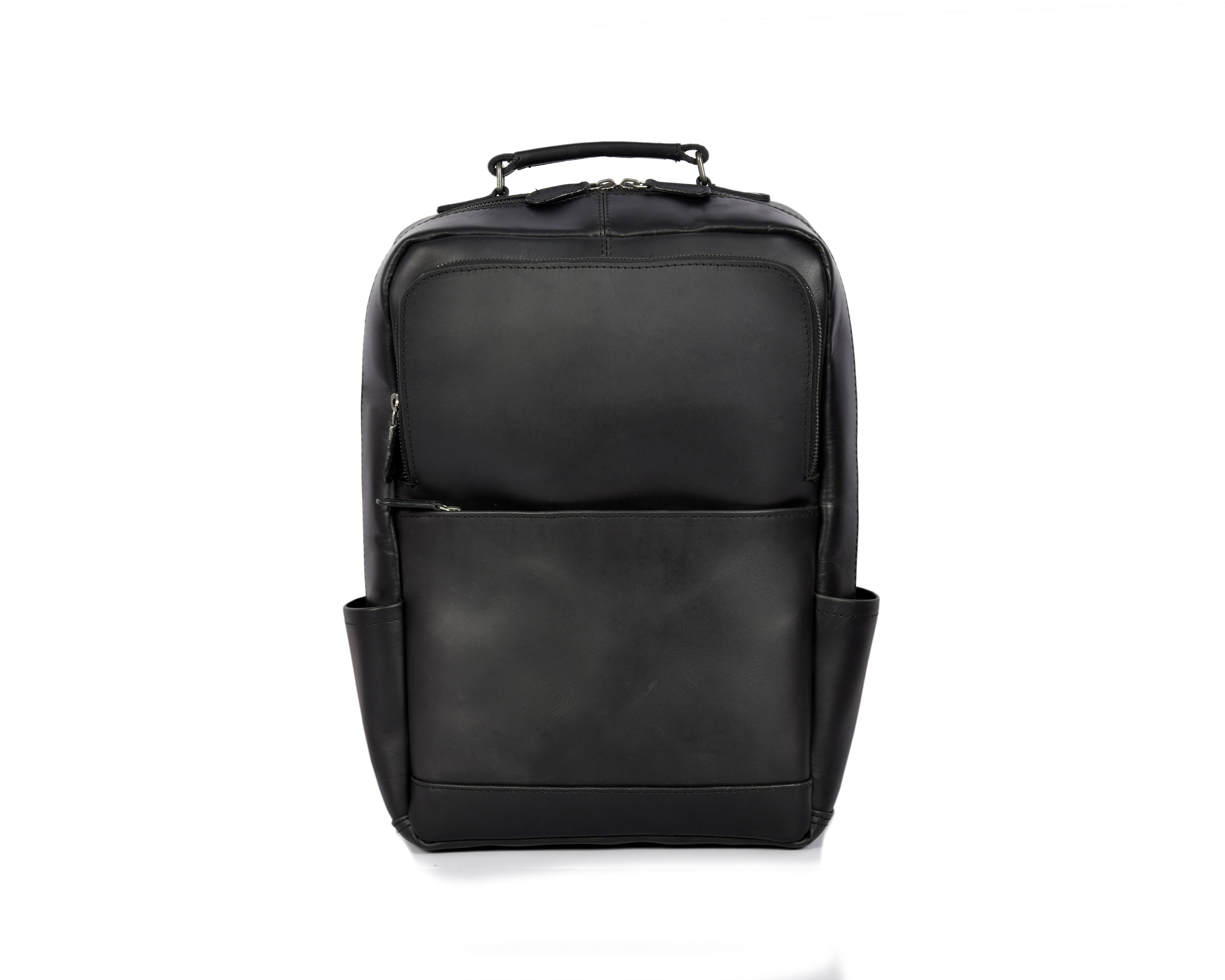 Tolredo Hudson Leather Backpack (Midnight Noir)