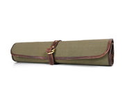 Iris Leather Chef Knife Roll Olive Green 5 Slot ( KR-64 )