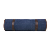 Turin Leather Canvas Chef Knife Roll Abyss Blue 10 Slot ( KR-68B )
