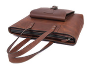 Voyager Leather Tote Bag – Premium Full Grain Cow Leather