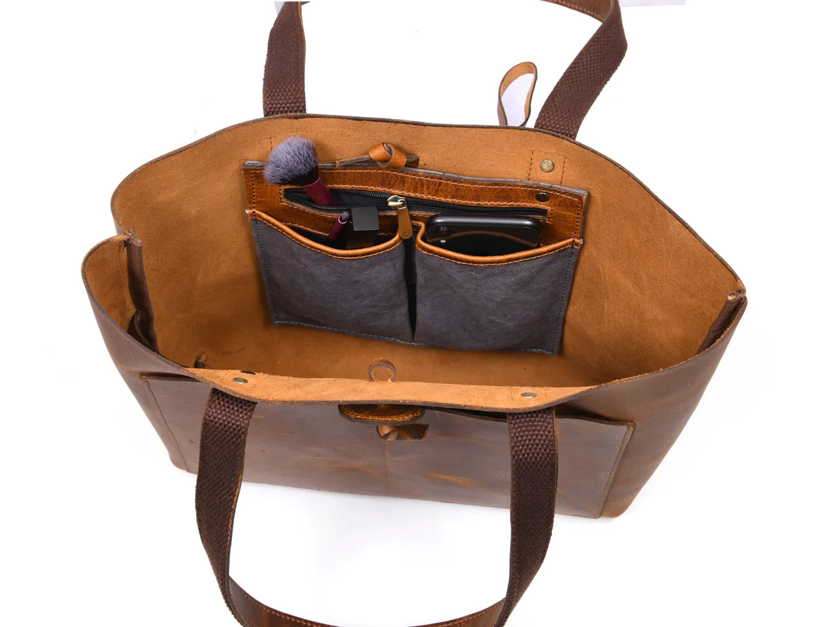 Leather Willow Tote