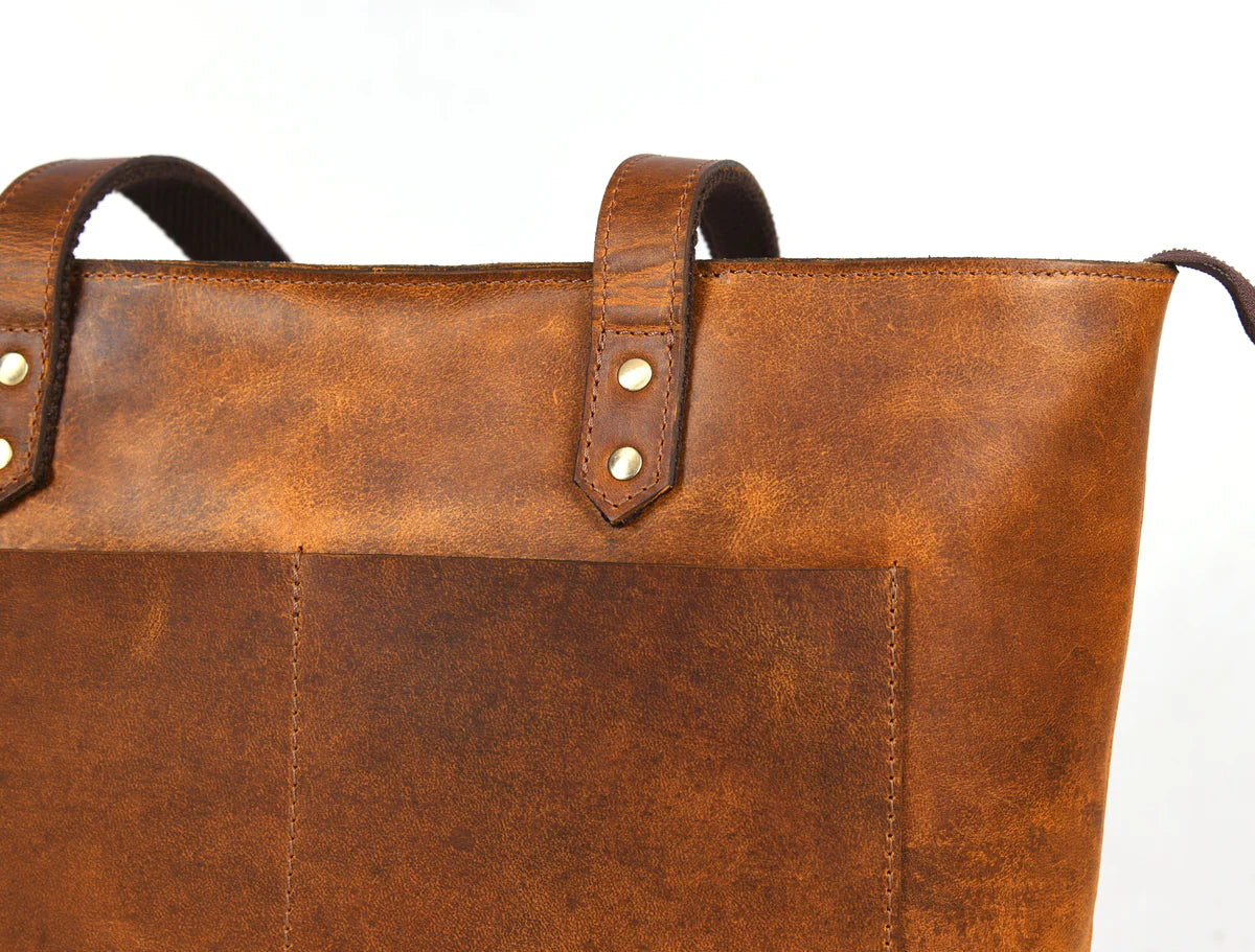 Leather Myra Tote Bag
