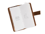 Genuine Leather Fishing Logbook