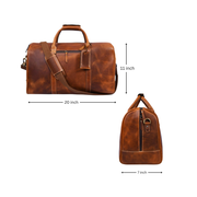 Walton Leather Travel Bag – Vintage Style & Durable Craft