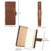 Genuine Leather Beer Logbook