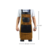Toledo Leather Suede Apron