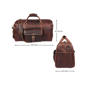 Dorval Leather Travel Bag – Rugged Elegance for Modern Explorers