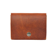 Handcrafted Leather Wallet – Double Pouch, Slim Design