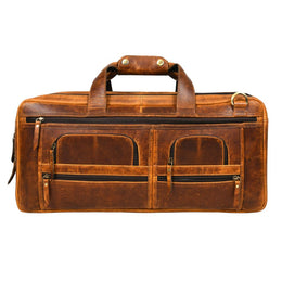 Salerno Leather Chef Knife Case Stress Brown (KR-61)