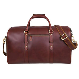Trent Travel Bag – Premium European Cow Leather Duffle
