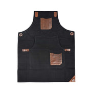 Turin Leather Canvas Apron – Durable & Water-Resistant