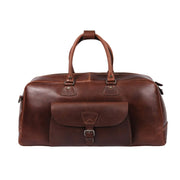 Voyager Leather Duffle – Premium Cowhide Travel Style