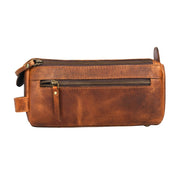 Winston Leather Toiletry Bag – Durable & Stylish Travel Case
