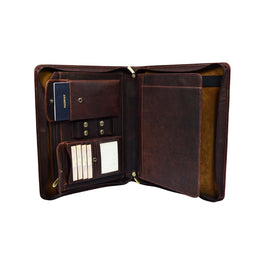 Leather Travel Organizer for iPad & Essentials