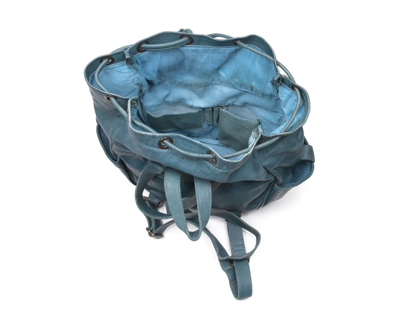 Miami- Teal Backpack | Dip Dye Boho