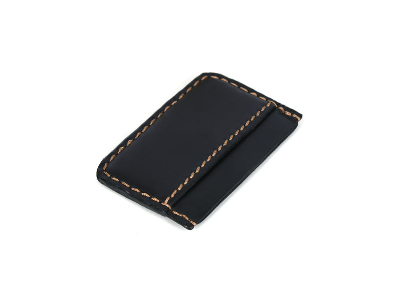 Georgia Leather RFID Blocking Pouch Wallet - Raven Black