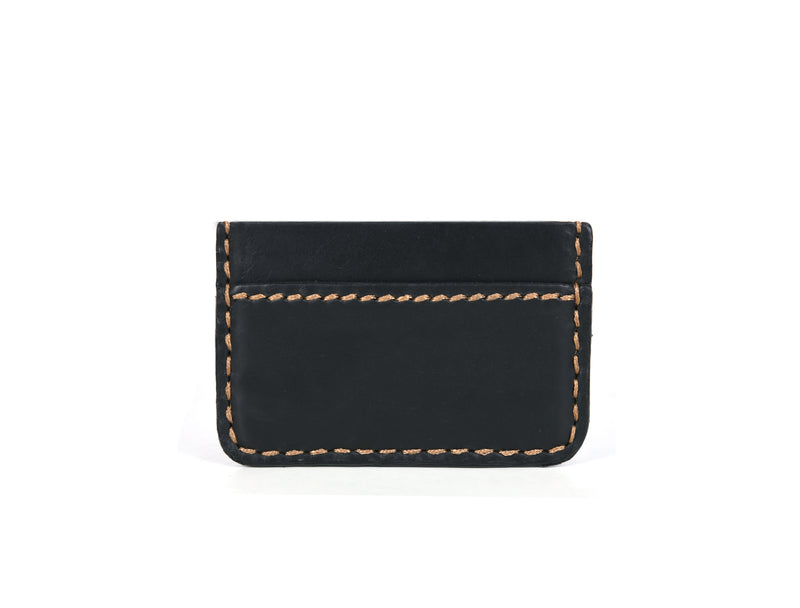 Georgia Leather RFID Blocking Pouch Wallet - Raven Black