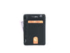 Peoria Leather RFID Blocking Minimalist Wallets - Raven Black