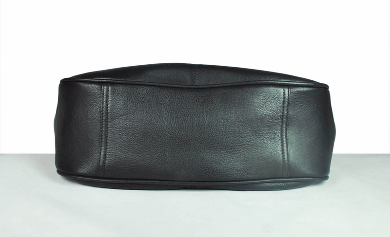 Revelstoke Leather Handbag - Raven Black