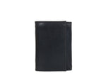 Osuna Leather RFID Blocking Trifold Stylish Wallet - Raven Black