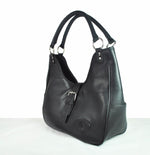 Revelstoke Leather Handbag - Raven Black
