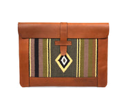 Vintage bohemian Leather Mac Book Sleeve