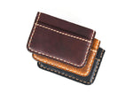 Spokane Leather RFID Blocking Pouch Wallet - Walnut Brown