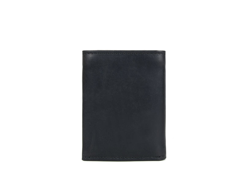 Osuna Leather RFID Blocking Trifold Stylish Wallet - Raven Black