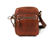 Leather Flight Crossbody Bag