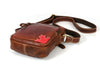 Leather Flight Crossbody Bag - Canada Proud