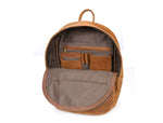 Tolredo Leather Travel Backpack - Walnut Brown
