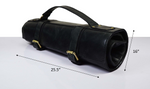 Yonkers Leather Chef Knife Roll 8 Slot - Raven Black