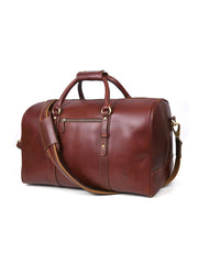 Trent Travel Bag – Premium European Cow Leather Duffle
