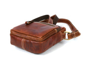 Leather Flight Crossbody Bag