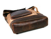 Stratford Leather Canvas Travel Backpack - Stressed Brown