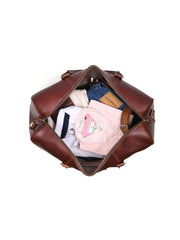 Trent Travel Bag – Premium European Cow Leather Duffle