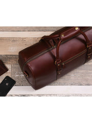 Trent Travel Bag – Premium European Cow Leather Duffle