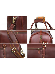 Trent Travel Bag – Premium European Cow Leather Duffle