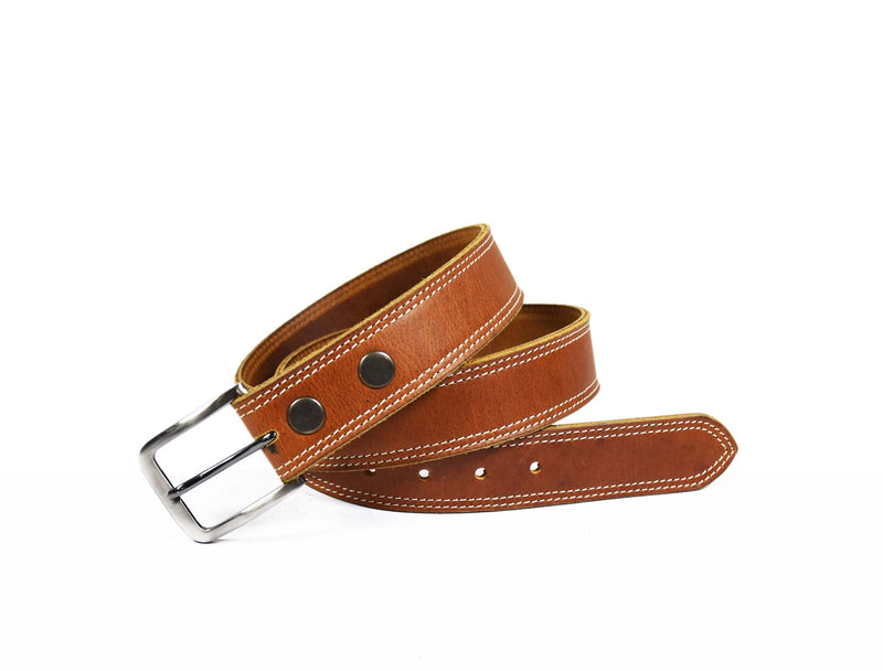 Tolredo Leather Belts for Men - Tan
