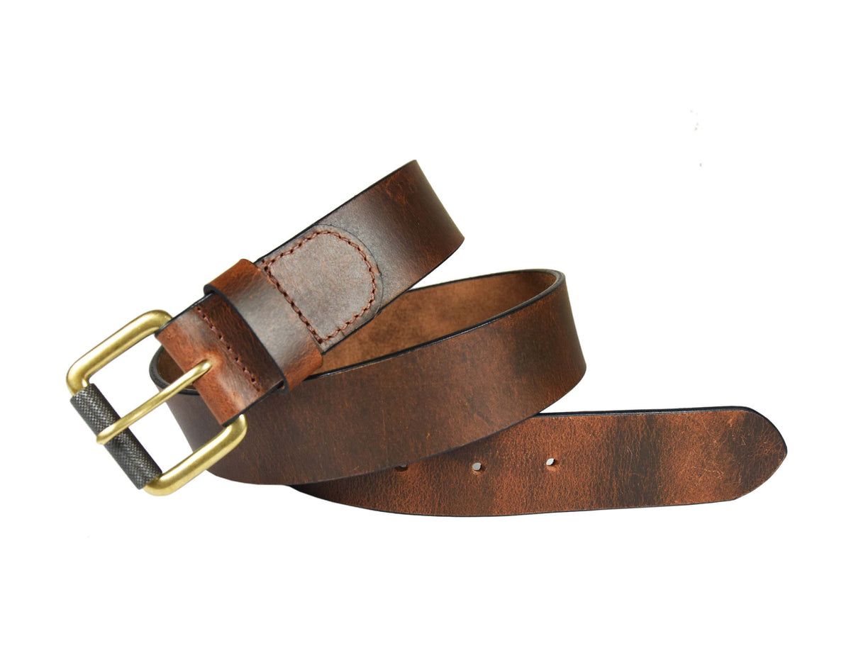 Tolredo Men's Genuine Leather  Belts  - Walnut