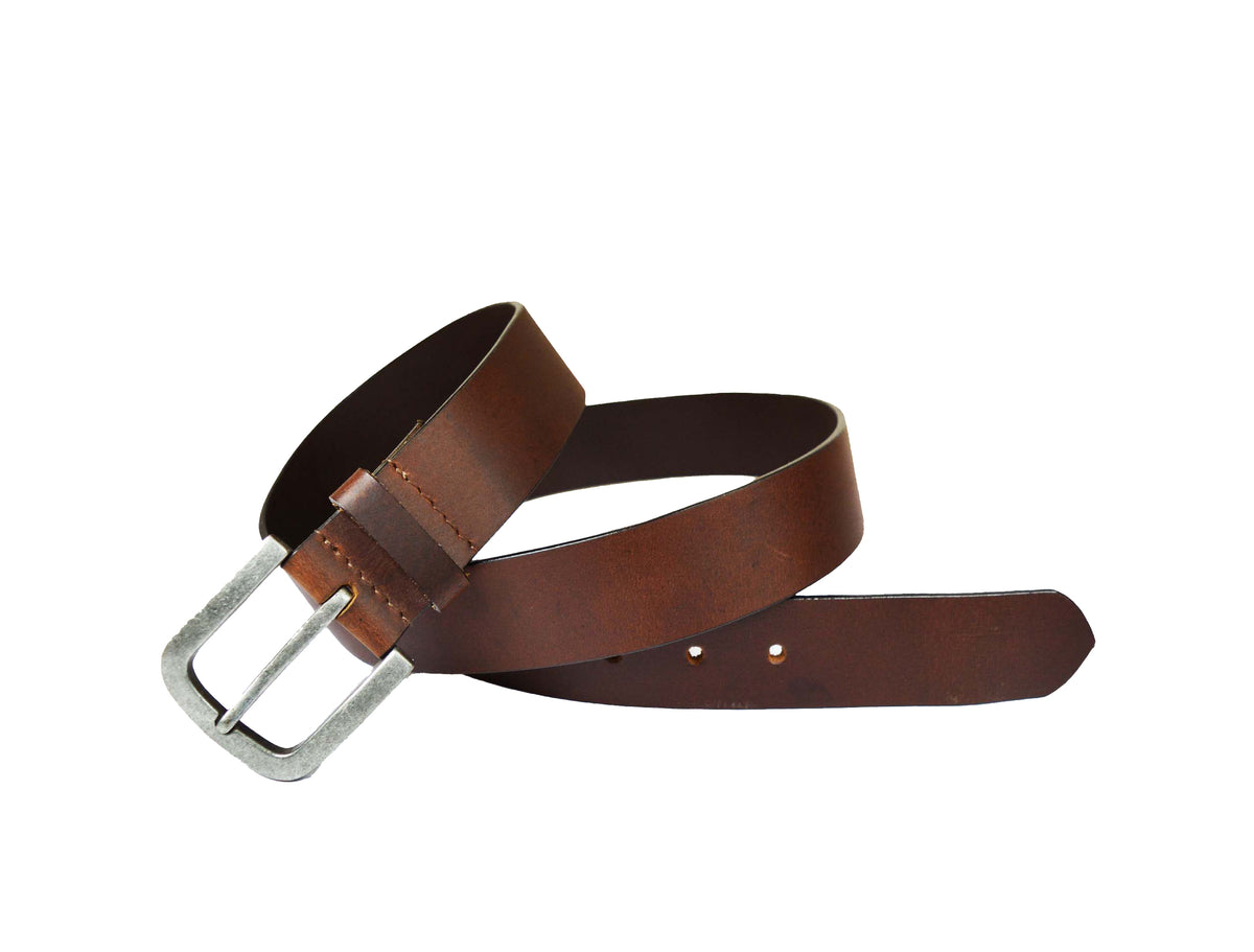 Tolredo Men's Genuine Leather  Belts  - Walnut