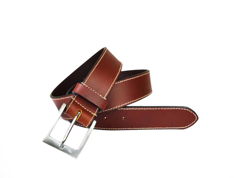 Tolredo Leather Belts for Men- Caramel
