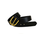 Tolredo  Genuine Leather  Belts - Raven Black