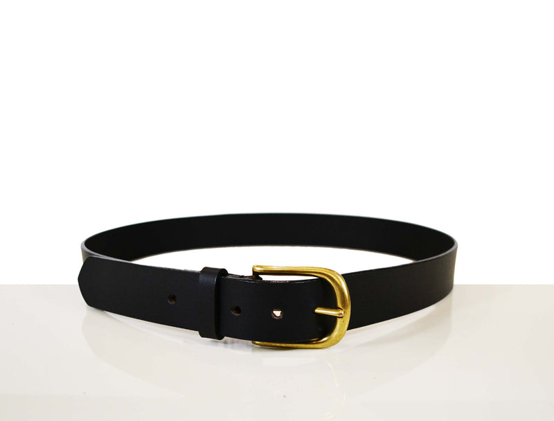 Tolredo  Genuine Leather  Belts - Raven Black