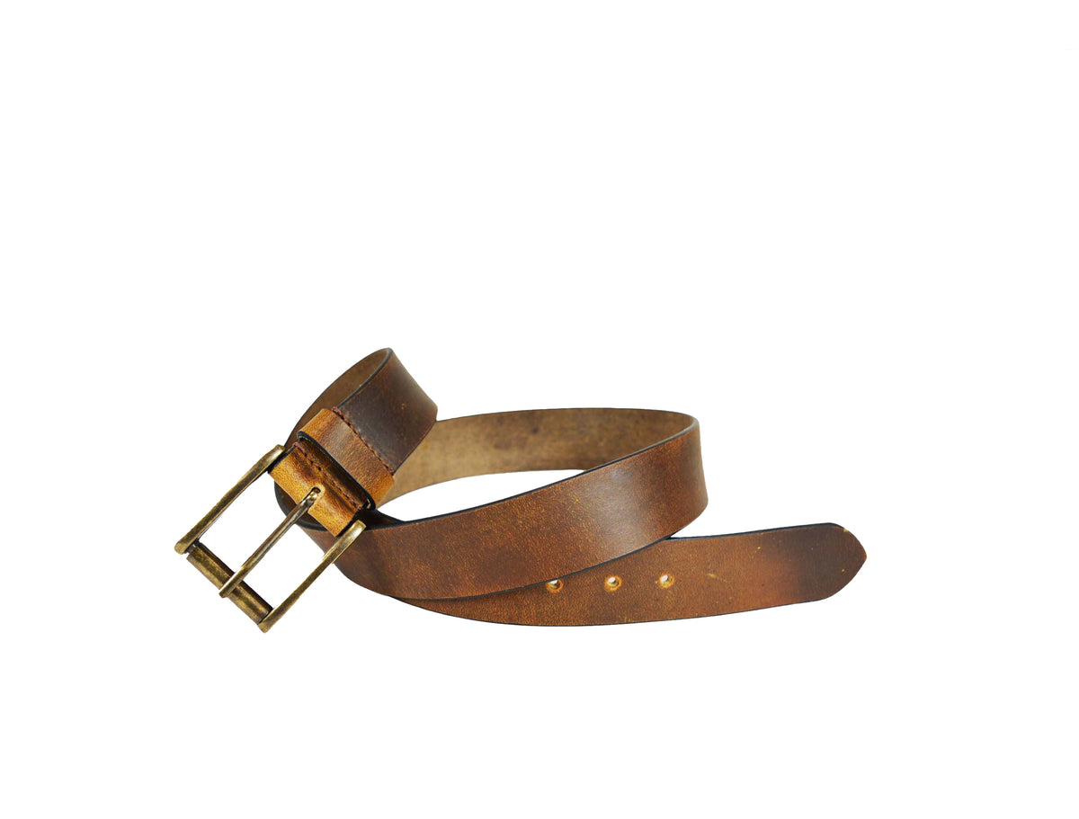 Tolredo  Genuine Leather Belts - Caramel Brown