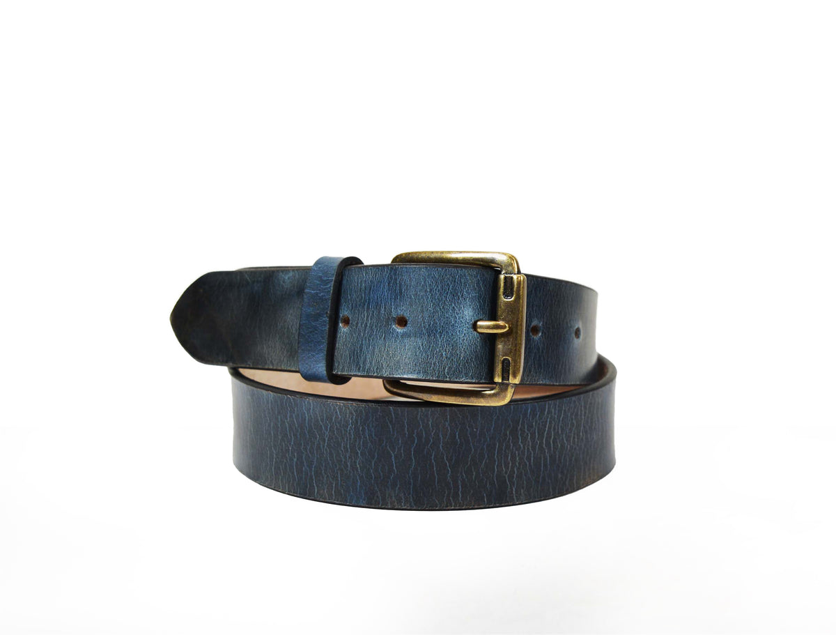 Tolredo Leather Belts for Men  Belt - Blue