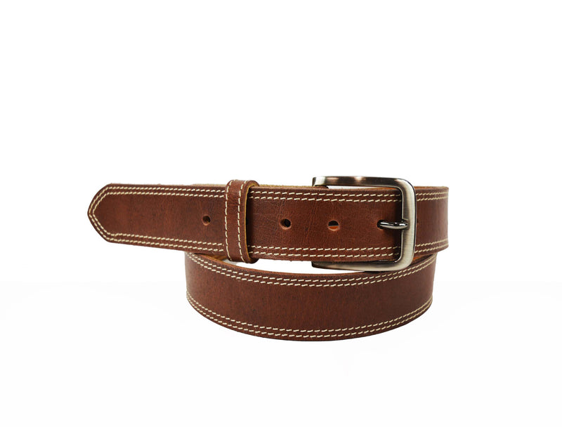 Tolredo Leather Belts for Men - Caramel