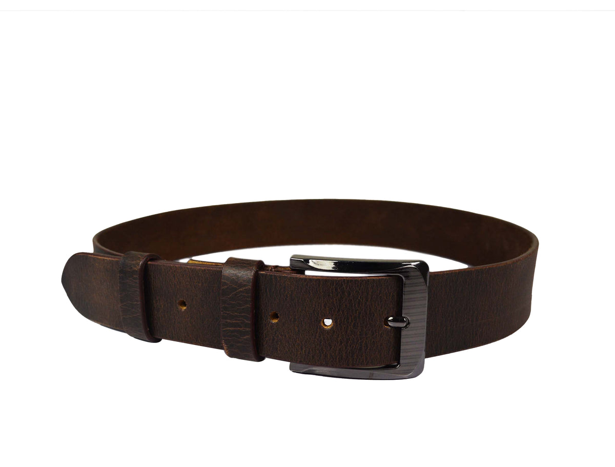 Tolredo  Genuine Leather  Belts - Walnut