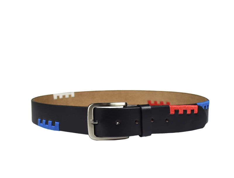 Tolredo Leather Belts for Men - Raven Black