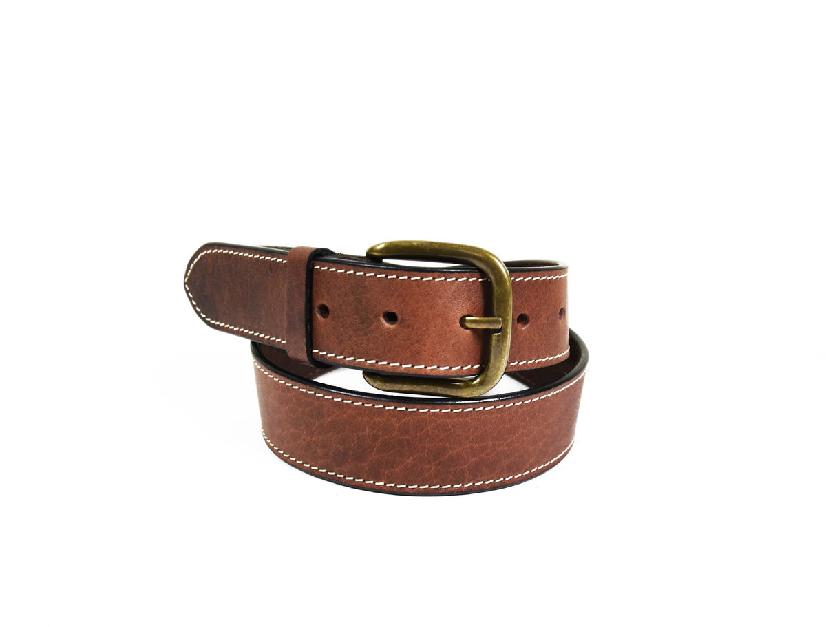 Tolredo Leather Belts for Men  - Walnut